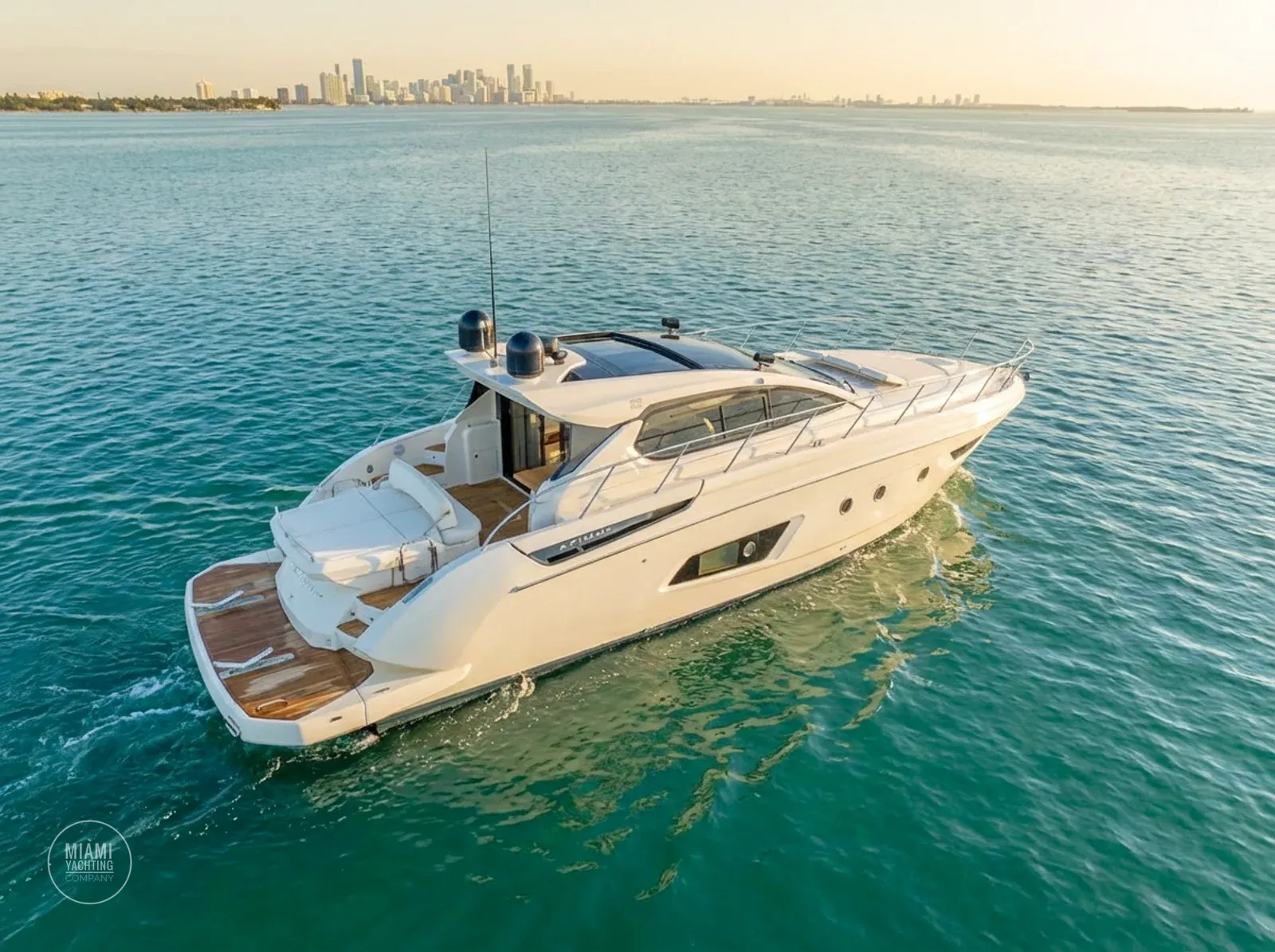 50-foot Azimut Atlantis Alpha exact Miami charter yacht, gallery view 1.